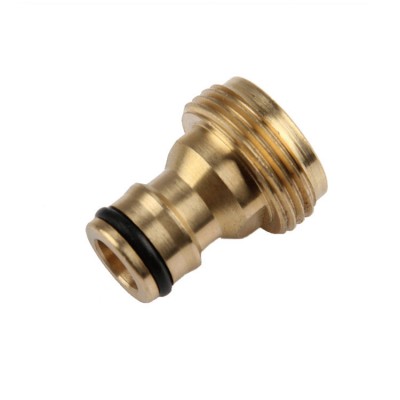 Forged 3/4"Brass Male Threaded Garden Hose Quick Connector Union Brass Fitting For Pipe