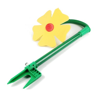 Ningbo manufacturer plastic garden water dancing sprinkler flower shape